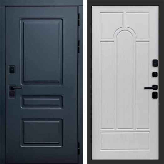 Входная дверь Termo-door Аляска Графит с терморазрывом - Арка Лиственница