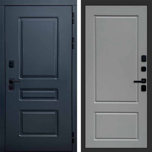 Входная дверь Termo-door Аляска Графит с терморазрывом - Марсель Грей софт