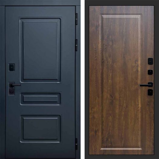 Входная дверь Termo-door Аляска Графит с терморазрывом - Гранд Дуб