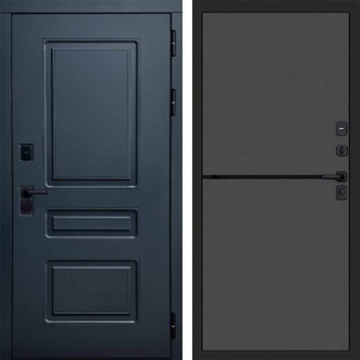 Входная дверь Termo-door Аляска Графит с терморазрывом - Нео Графит