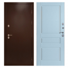 Входная дверь Termo-door Сибирь Антик медь с терморазрывом - Классика Белое дерево