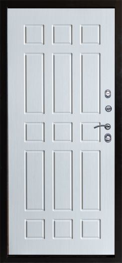 Входная дверь Termo-door Сибирь Антик серебро с терморазрывом - Спарта Лиственница