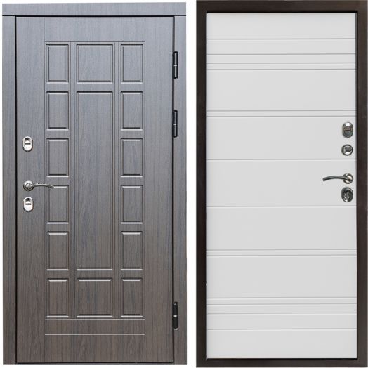 Входная дверь Termo-door Премиум винорит Виргиния Венге с терморазрывом - White Line