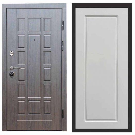 Входная дверь Termo-door Премиум винорит Виргиния Венге с терморазрывом - Гранд Слоновая кость