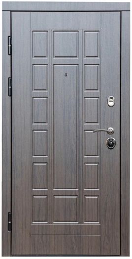 Входная дверь Termo-door Премиум винорит Виргиния Венге с терморазрывом - Лион Дуб