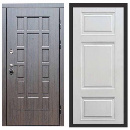 Входная дверь Termo-door Премиум винорит Виргиния Венге с терморазрывом - Лион Лиственница