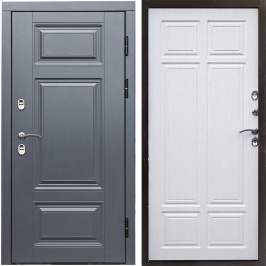 Входная дверь Termo-door Премиум винорит Грей с терморазрывом - Лиственница премиум