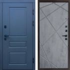 Входная дверь Termo-door Премиум винорит Орегон Графит с терморазрывом - Лучи Бетон темный
