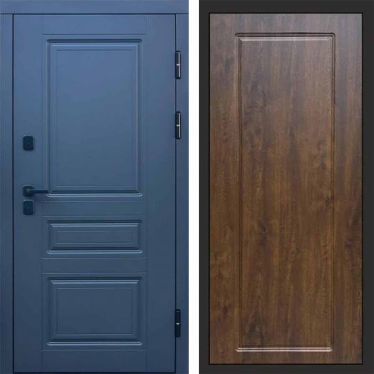 Входная дверь Termo-door Премиум винорит Орегон Графит с терморазрывом - Гранд Дуб