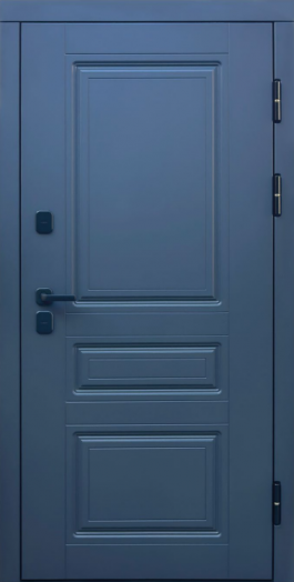 Входная дверь Termo-door Премиум винорит Орегон Графит с терморазрывом - Porte black