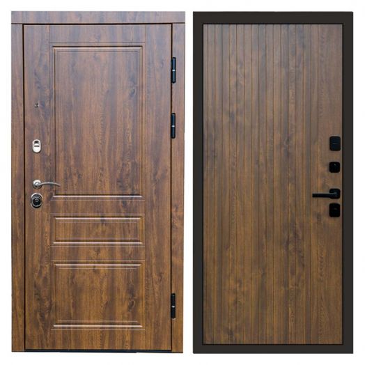 Входная дверь Termo-door Премиум винорит Орегон Дуб с терморазрывом - FLAT Дуб