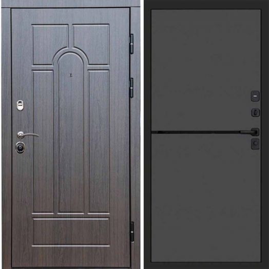 Входная дверь Termo-door Премиум винорит Модена Венге с терморазрывом - Нео Графит