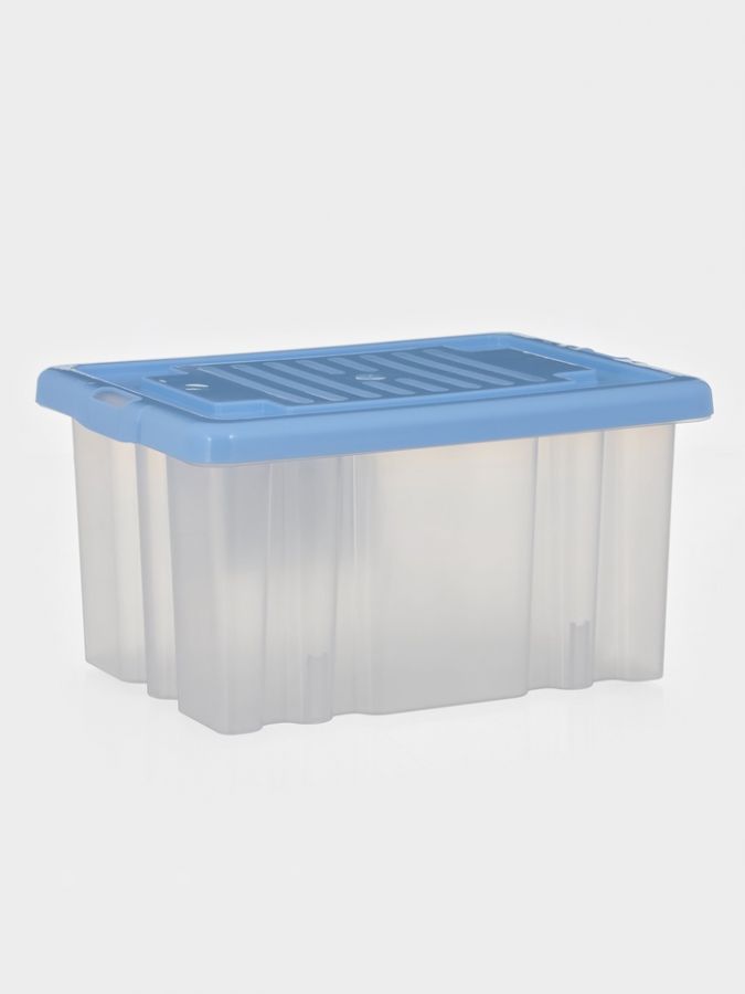 Ящик для хранения Darel-box, 18 л, 40?30?21 см, с крышкой, МИКС