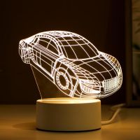 Светильник «Авто» LED 3 режима белый от сети 10.5?13?20.5 см RISALUX