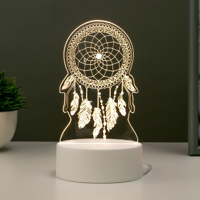Светильник сенсорный «Ловец снов» LED 3 от USB RISALUX