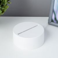 Основание светильника LED 3 режима 3000-6000К USB белый 9,5х9,5х4 см RISALUX