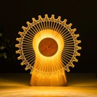 Светильник сенсорный «Колесо» LED крутится 6 Вт USB 15?4?16 см RISALUX