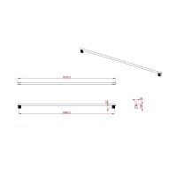 Мебельная ручка-скоба Cebi A1240/896 Smooth схема