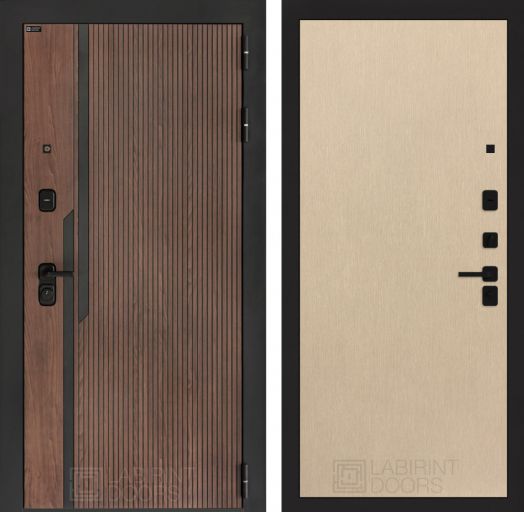 Входная дверь Лабиринт KARMINA - 05 Венге светлый