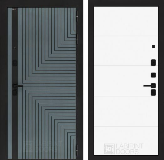 Входная дверь Лабиринт CREDOR - 13 Белый софт