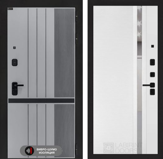 Входная дверь Лабиринт SKYLAB - 31 Белый софт