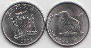 Замбия 1 квача 2024 год UNC