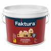 Грунтовка для Деревянных Фасадов Faktura 9л Антисептическая без Запаха Акриловая для Внутренних и Наружных Работ / Фактура