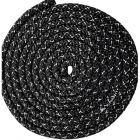 Скакалка "Металлик" Pastorelli 00124 черный с серебром