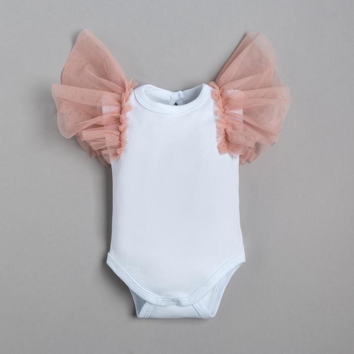 Боди Крошка Я Cute, рост 68-74 см, белое