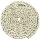 Скакалка "Металлик" Pastorelli 00126 белая с серебром и золотом