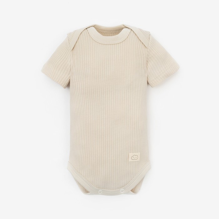 Боди детское Крошка Я BASIC LINE, рост 86-92 см, молочное