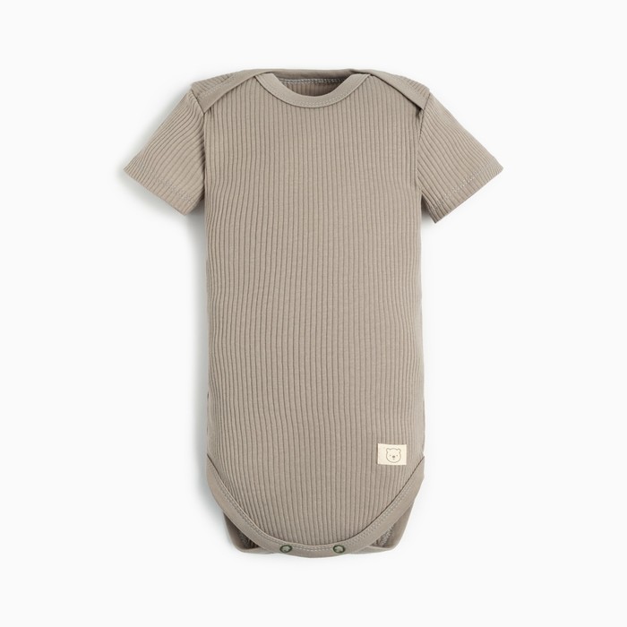 Боди детское Крошка Я BASIC LINE, рост 80-86 см, бежевое