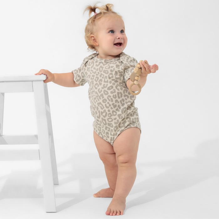 Боди Крошка Я Leo baby, рост 86-92 см, бежевое