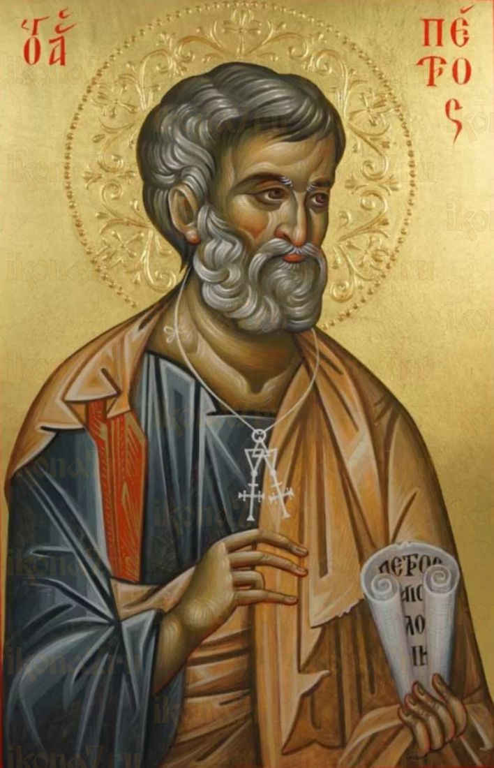 Икона Петра: Символ веры, надежды и любви (рукописная)