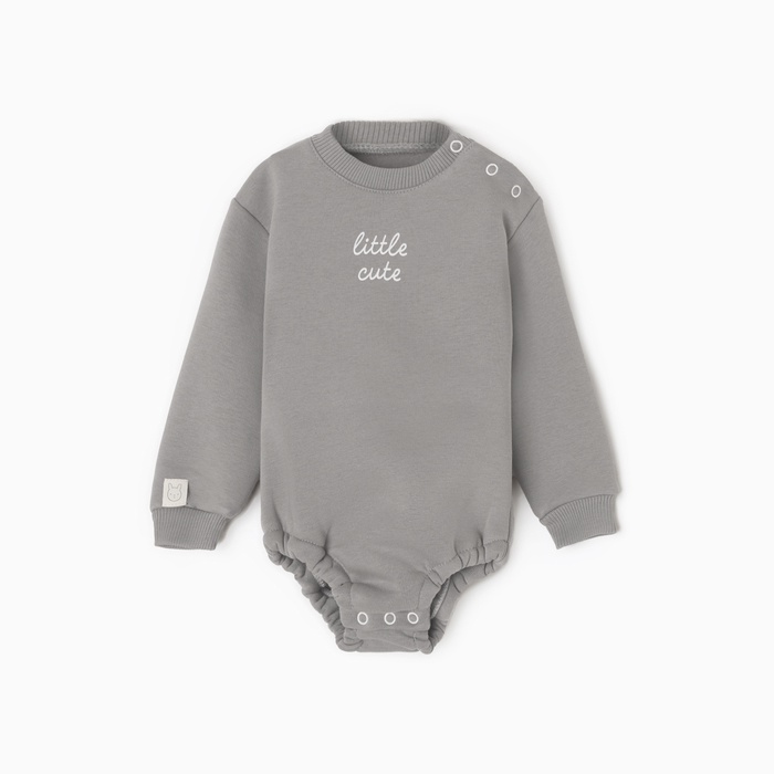 Боди Крошка Я Little cute, рост 74-80 см, хаки
