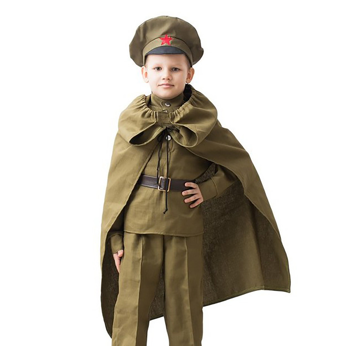 Детская плащ-палатка, 8-10 лет, рост 140-152 см