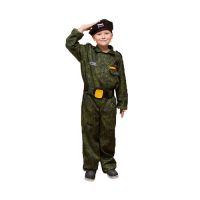 Карнавальный костюм «Спецназ», берет, комбинезон, пояс, 5-7 лет, рост 122-134 см