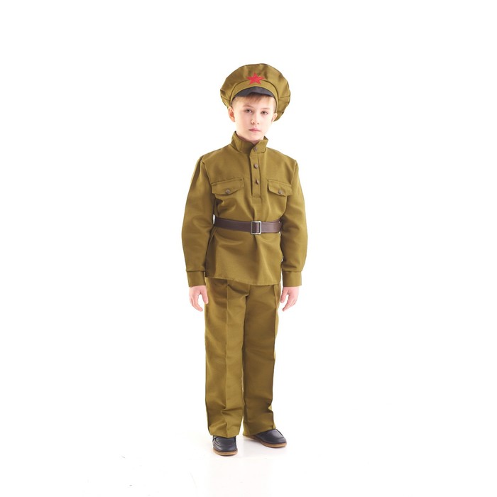 Карнавальный костюм «Сержант», 5-7 лет, рост 122-134 см