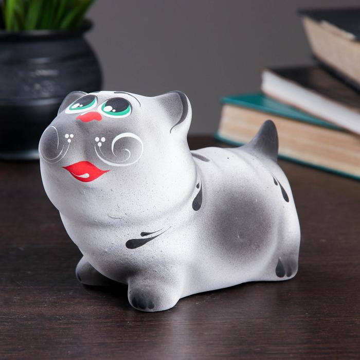 Копилка для денег «Кот-бегемот», керамика, 11?8?10 см