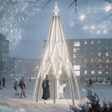 СВЕТОВАЯ АРКА «КОСМИЧЕСКАЯ ЕЛЬ»