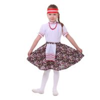 Карнавальная юбка для девочки с фартуком, р-р. 28