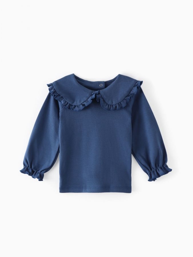 Кофточка для девочки Крошка Я BASIC LINE, рост 86-92 см, синяя