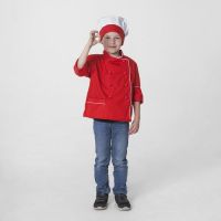 Карнавальный костюм детский «Шеф-повар», колпак, куртка, 4-6 лет, рост 110-122 см