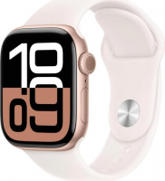 Смарт-часы Apple Watch Series 10 42 mm Rose Gold Aluminum Case with Light Blush Sport Band S/M