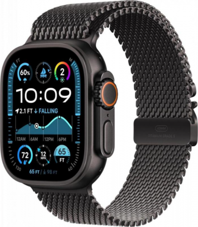 Смарт-часы Apple Watch Ultra 2 (2024) 49 mm Black Titanium Case with Black Titanium Milanese Loop L