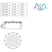 Плато аэромассажное Aquaviva GOB-R круглое