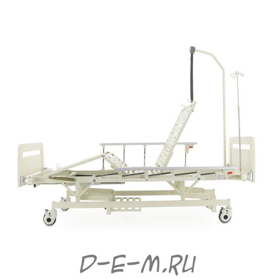 Кровать механическая Med-Mos E-31 (РМ-3024Д-02) с регулировкой высоты, растоматом и полкой