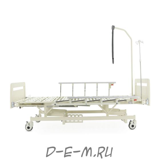Кровать механическая Med-Mos E-31 (РМ-3024Д-02) с регулировкой высоты, растоматом и полкой