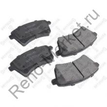 колодки дисковые передние с антискрип. пластинами Renault Kangoo 1.6/1.5DCi 08