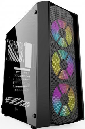 Корпус Powercase Rhombus X3 Mesh LED (CMRMX-L3)